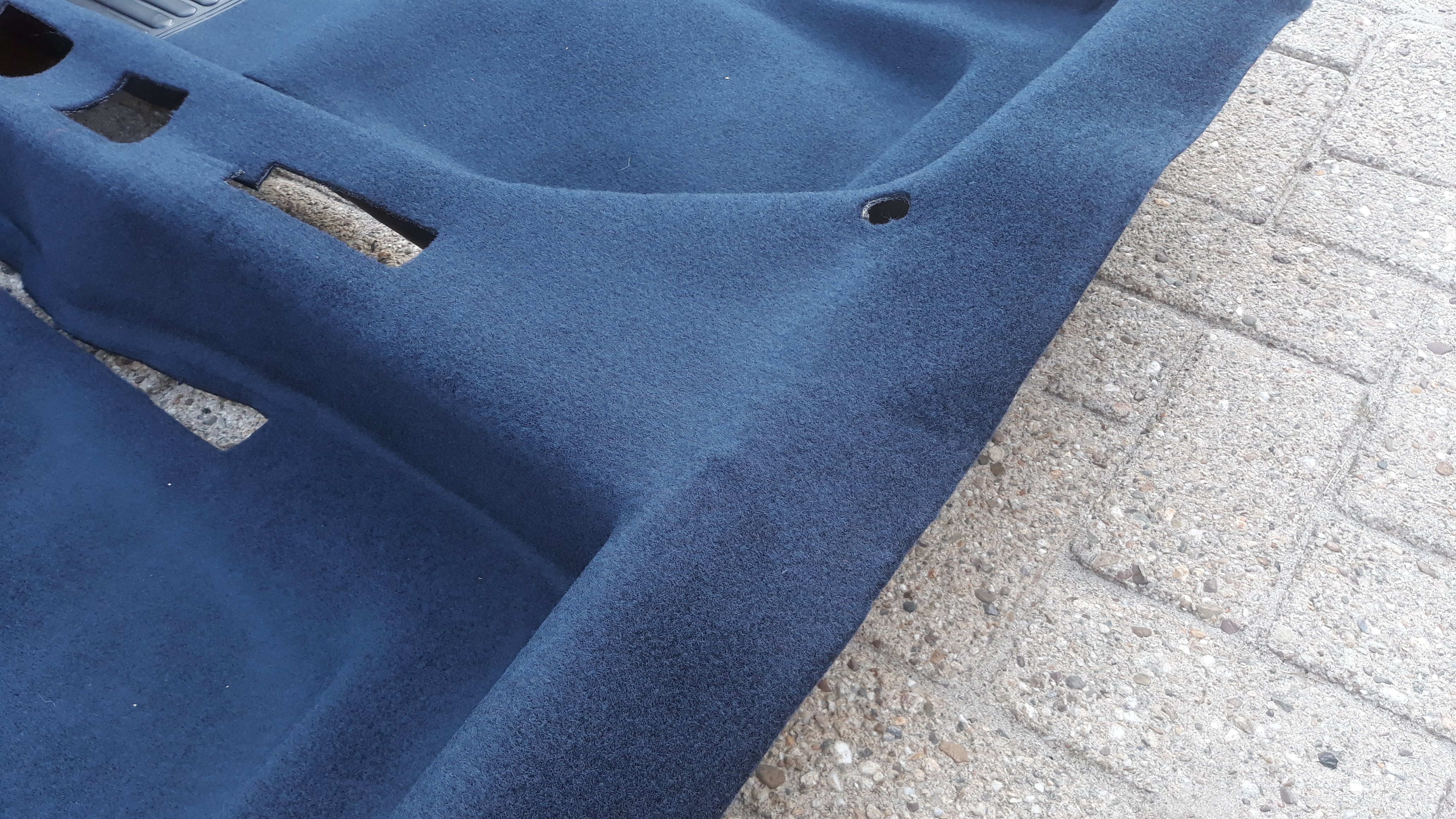 Tapijt blauw