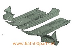 Rubbermatten origineel 500 F / R