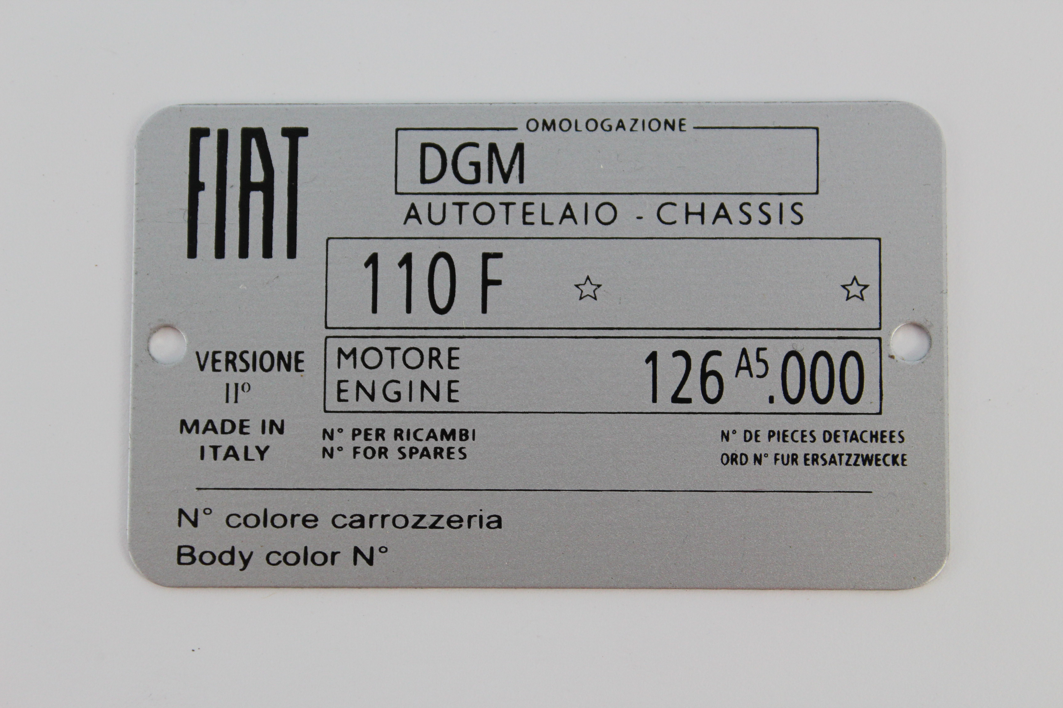 Typeplaatje 500R