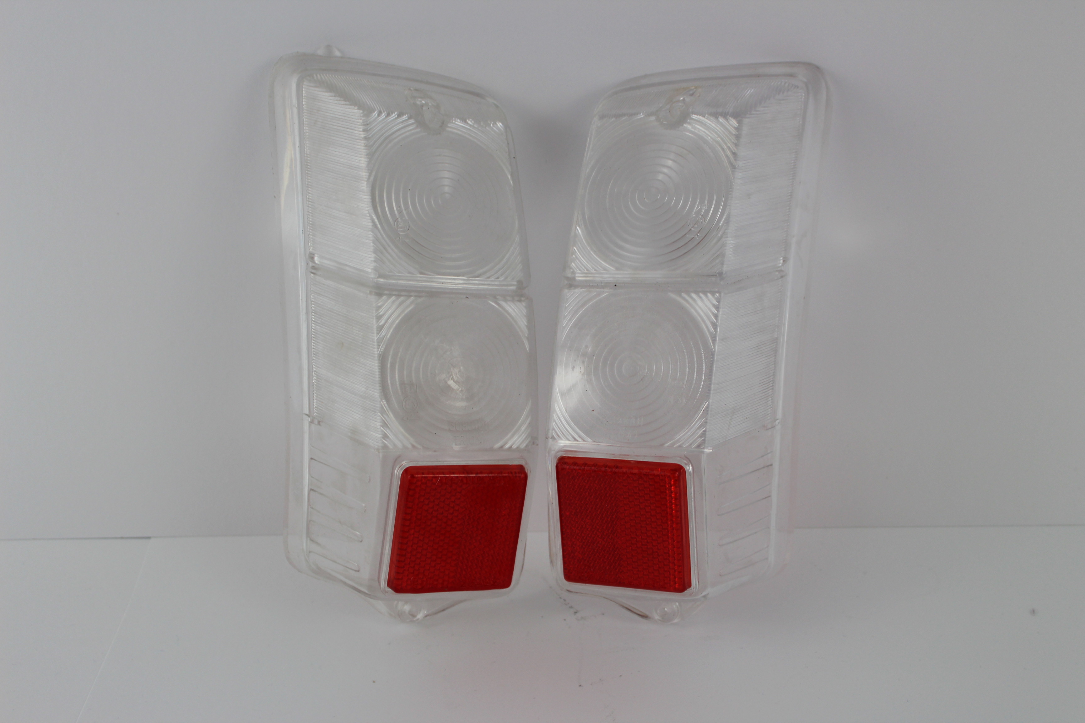 Set achterlichtglazen wit