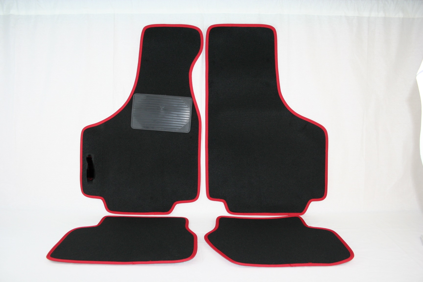 Mattenset rood / zwart