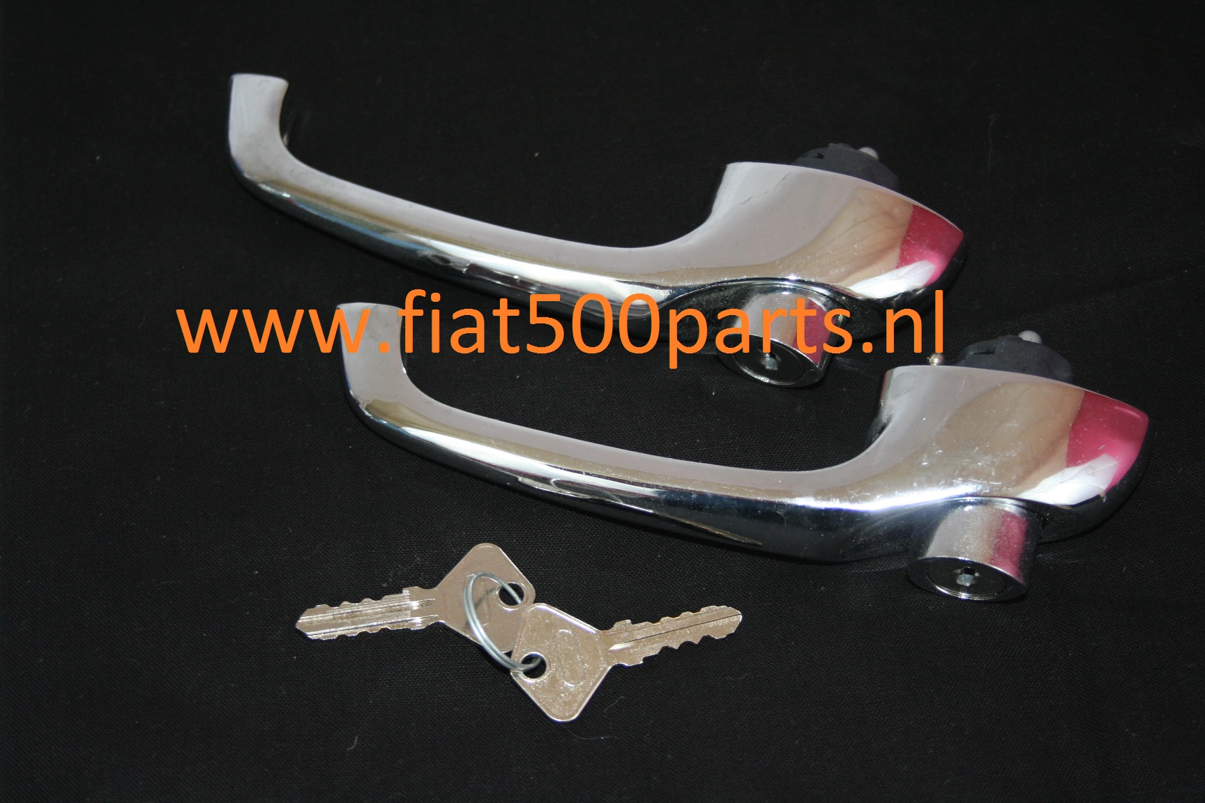 Set deurkrukken met sleutels