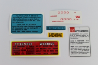 Sticker set Fiat 500 N / D