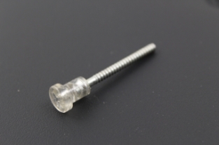 Schroef met witte kunststof kop ( 5,2 cm )
