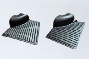 Zijpanelen achter 500 L zwart