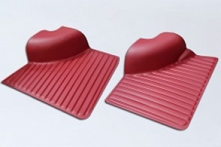 Zijpanelen achter 500 L rood